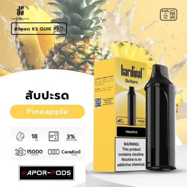 หัวพอต KS Quik Pro 15000 คำ_Pineapple